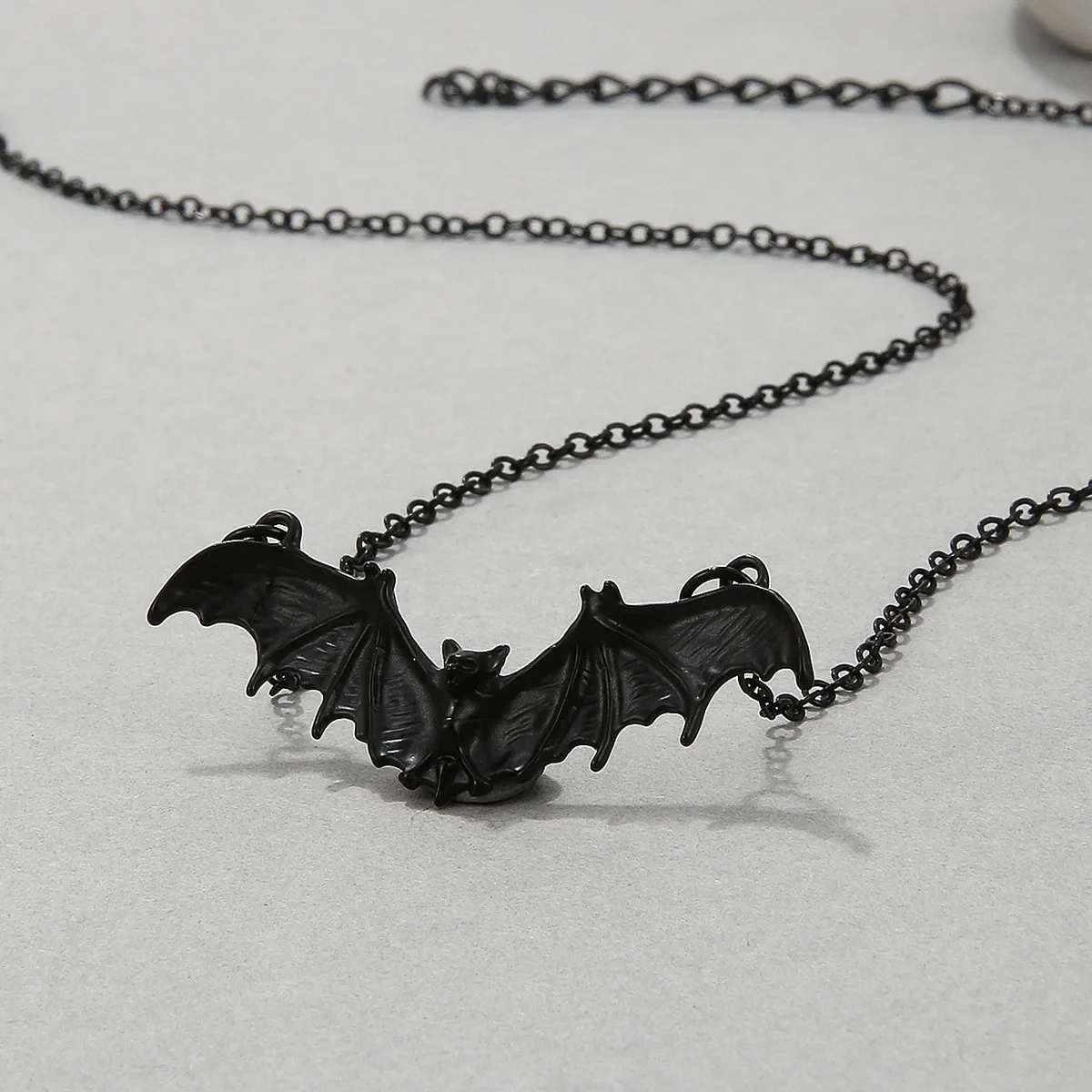 Men Accessories Neck Chain - Punk Bat Shaped Colar Pingente para