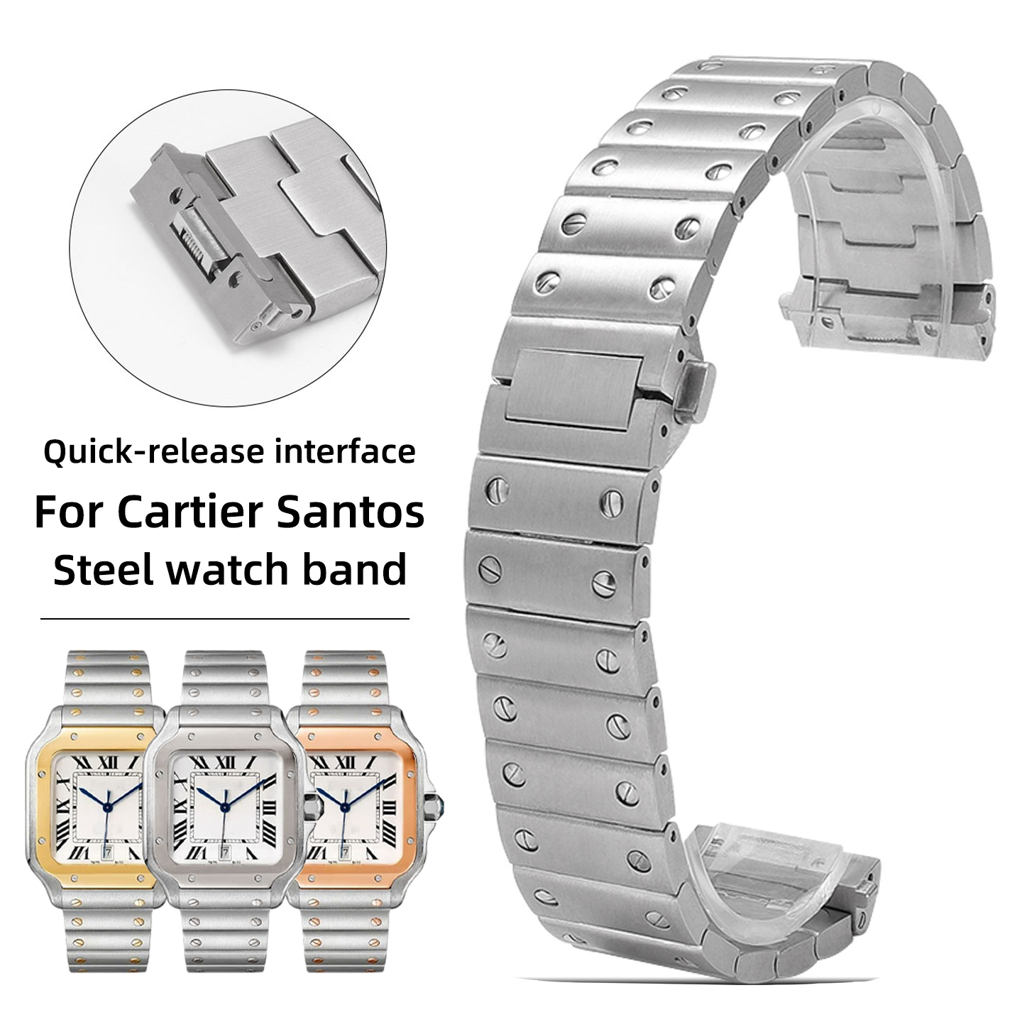 Men'S Accessories Cartier - Pulseira de Aço Inoxidável de 21mm