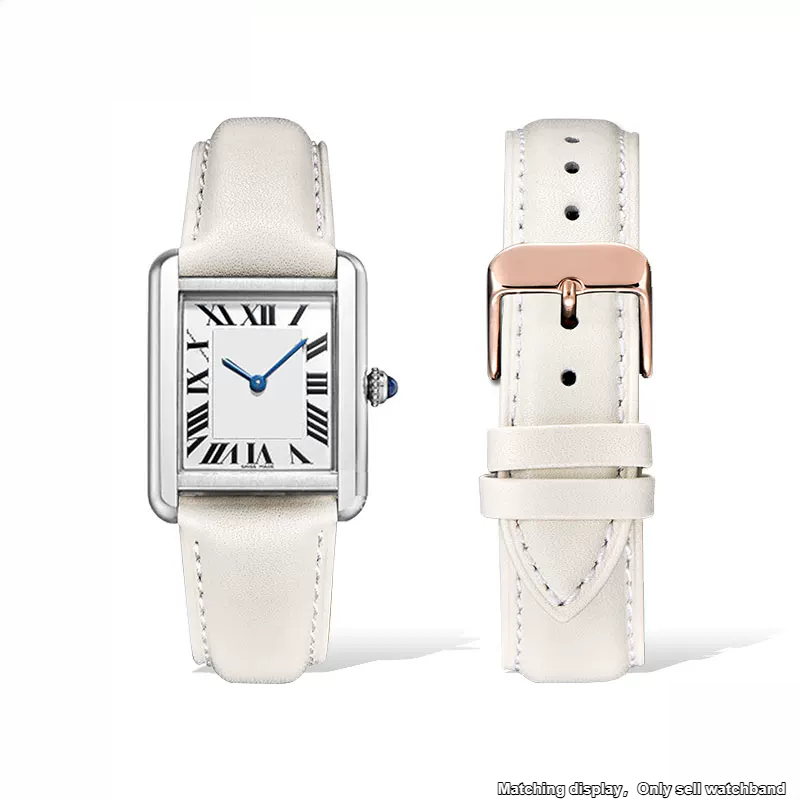 Men'S Accessories Cartier - Pulseira de relógio em couro genuíno