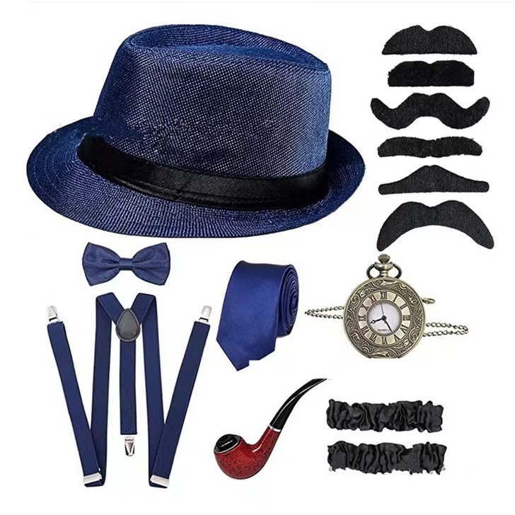 Fantasia Masculina Anos 20 Est - Men'S Accessories In The 1920S avaliação e preço
