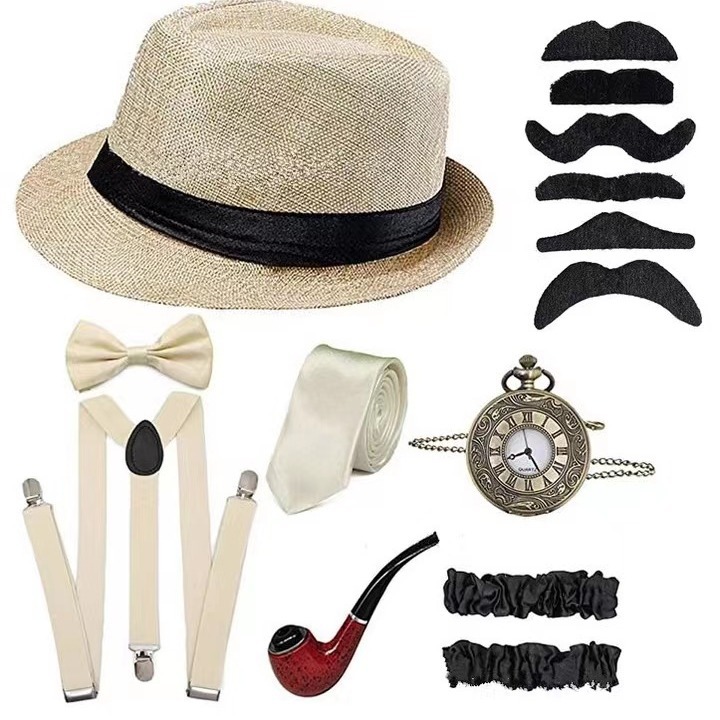 Fantasia Masculina Anos 20 Est - Men'S Accessories In The 1920S avaliação e preço