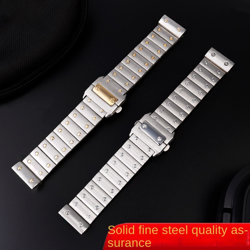 Pulseira de relógio em aço ino - Men'S Accessories Cartier avaliação e preço