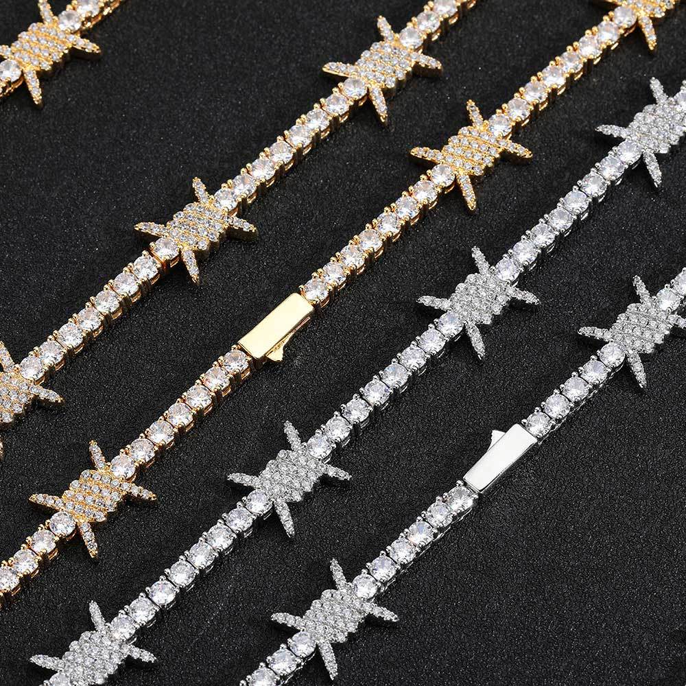 Colar de corrente de tênis com - Men Accessories Neck Chain avaliação e preço
