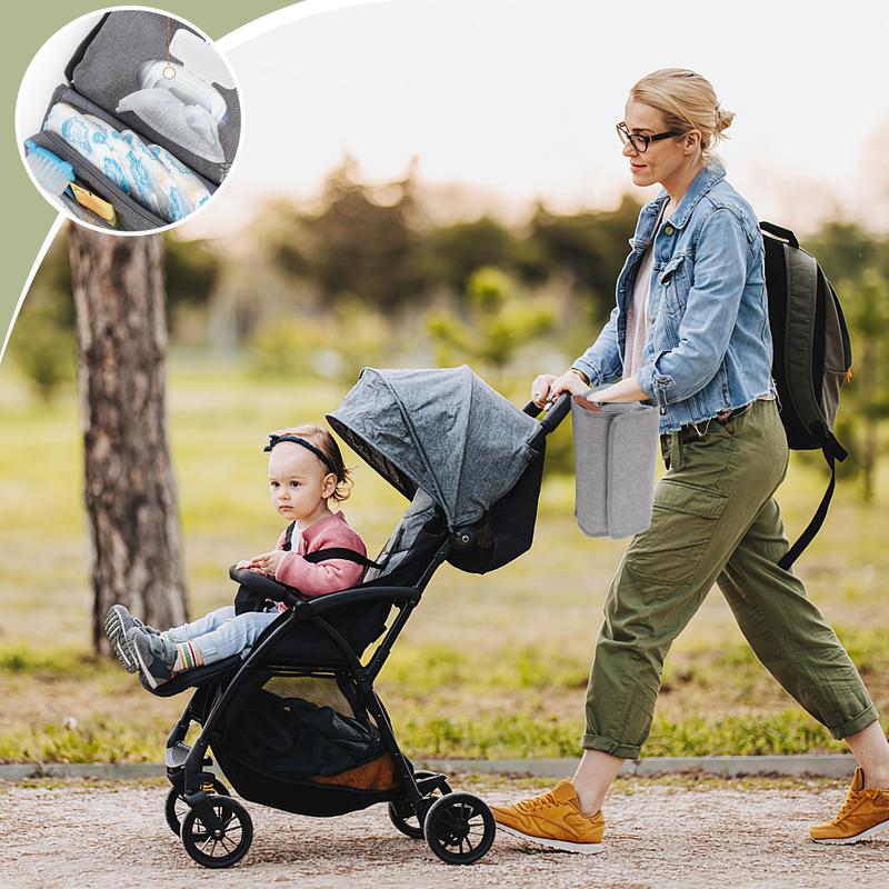 Pequena bolsa de fraldas dobrá - Travel Organizer Men avaliação e preço